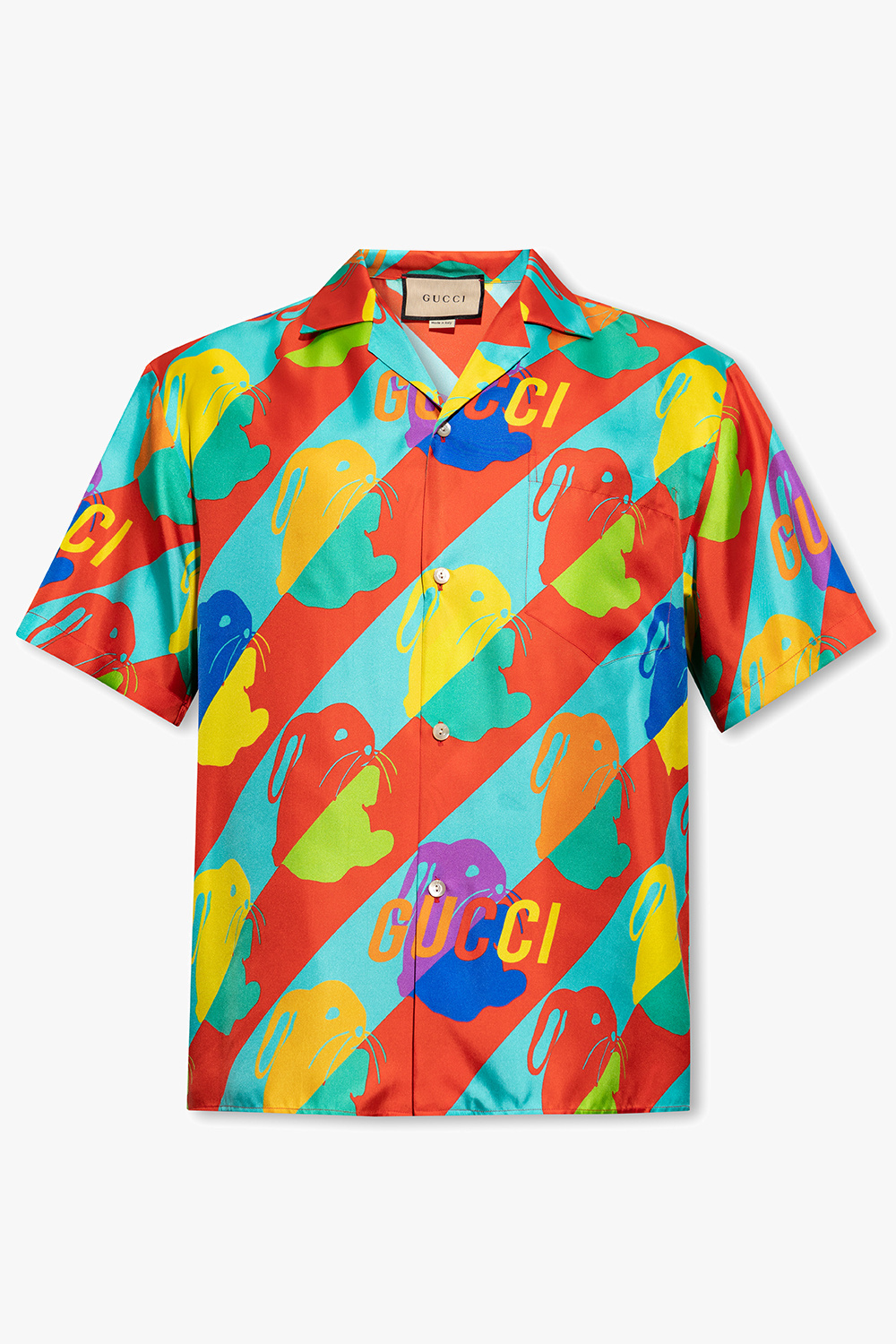 Gucci Love Parade Collection | Silk shirt Gucci